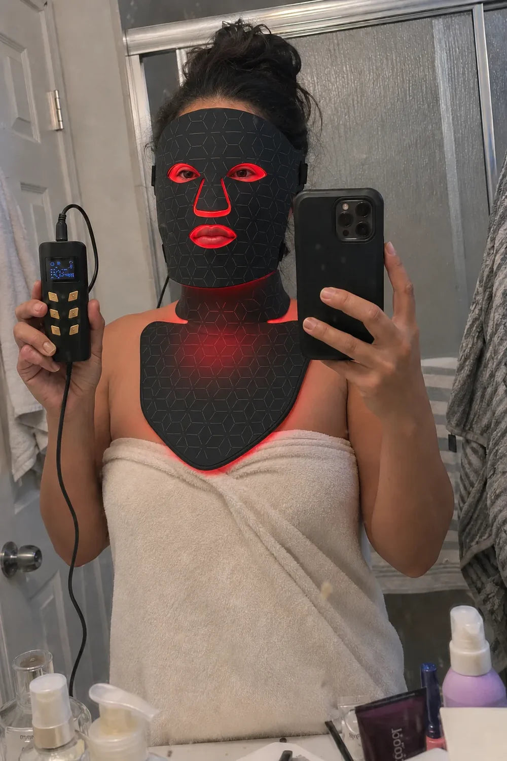 The  Red  Glow  Mask